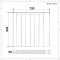 Slimme Radiator Elektrisch met Stekker (Type F) 1200W 73,3cm x 53,3cm - Antraciet | Virtus