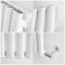 Vloeistofvrije Elektrische Design Radiator Verticaal 178,4cm x 47,2cm Wit | Keuze WiFi Thermostaat | Revive Ardus