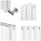 Vloeistofvrije Elektrische Design Radiator Verticaal 178,4cm Hoog Wit | Keuze Afmeting en Wifi Thermostaat | Revive Ardus