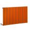 Design Radiator Elektrisch Horizontaal 63,5cm Hoog Oranje (sunset Orange) | Keuze Afmeting en Opties voor Thermostaat en Kabelafdekking | Revive