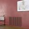 Design Radiator Elektrisch Horizontaal 63,5cm Hoog Rood (Booth Red) | Keuze Afmeting en Opties voor Thermostaat en Kabelafdekking | Revive