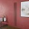 Design Radiator Elektrisch Verticaal Rood (Booth Red) | Keuze Afmeting en Opties voor Thermostaat en Kabelafdekking | Revive