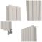 Design Radiator Elektrisch Verticaal Wit (Pearl White) | Keuze Afmeting en Opties voor Thermostaat en Kabelafdekking | Revive