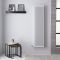 Design Radiator CV Verticaal (Dubbel Paneel) Modern 150,6cm x 39,2cm - Wit | Neive