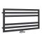 Designer Handdoekradiator 50cm x 120cm - Antraciet | Ponza