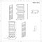 Designer Handdoekradiator 120cm x 50cm - Antraciet | Ponza