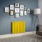 Design Radiator Elektrisch Horizontaal 63,5cm Hoog Geel (Dandelion Yellow) | Keuze Afmeting en Opties voor Thermostaat en Kabelafdekking | Revive