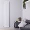 Design Radiator Verticaal  180cm Aluminium Wit  | Keuze Afmeting | Revive Air