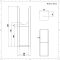 Radiatorpoten voor de Delta Design Radiatoren - Wit | Delta