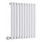 Elektrische Design Radiator Horizontaal Wit met WiFi Verwarmingselement | 63,5cm x 59cm (Enkel Paneel) | Revive - ECOSO van Hudson Reed