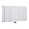 Design Radiator Horizontaal Aluminium Matwit 60cm Hoog | Kies de Breedte | Aurora