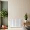 Elektrische Keramische Radiator met WiFi-Bediening Wandmontage | Keuze Kleur en Vermogen | Vaste Bedrading of met Stekker | Leo - ECOSO van Hudson Reed