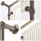 Handdoekradiator CV Klassiek 93cm x 62cm - Goud/Wit | Elizabeth