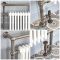 Handdoekradiator CV Klassiek 93cm x 62cm - Goud/Wit | Elizabeth