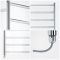Vlakke Elektrische Handdoekradiator Incl. Standaard Verwarmingselement RVS 50cm x 100cm| Quo