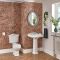 Klassiek Toilet en Wastafel 3 Kraangaten - Windsor