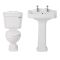 Toilet en Wastafel Staand Klassiek Wit | Windsor