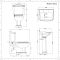 Toilet en Wastafel Staand Klassiek Wit | Windsor