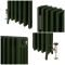 Gietijzeren Radiator met 4 Kolommen - Duck Green W55 van Farrow & Ball | 35,7cm Hoog  x  Kies de Breedte | Isabel