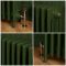 Gietijzeren Radiator met 4 Kolommen - Duck Green W55 van Farrow & Ball | 35,7cm Hoog  x  Kies de Breedte | Isabel
