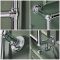 Handdoekradiator CV Klassiek 155cm x 60cm - Chroom | Countess