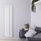 Design Radiator CV Verticaal (Dubbel Paneel) Modern 150cm x 35,4cm - Wit | Revive