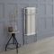 Handdoekradiator CV Klassiek 113cm x 55,3cm - Chroom/Wit | Elizabeth