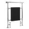 Handdoekradiator CV Klassiek 96cm x 67,5cm - Chroom/Zwart | Elizabeth