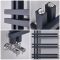 Handdoekradiator CV Modern 80cm x 50cm - Antraciet | Tika