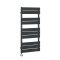 Elektrische Handdoekradiator met Vlakke Panelen Antraciet | 45cm x 4,5cm x 97,5cm (B x D x H) | Lustro
