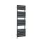 Elektrische Handdoekradiator met Vlakke Panelen Antraciet | 45cm x 4,5cm x 150cm (B x D x H) | Lustro