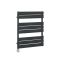 Elektrische Handdoekradiator met Vlakke Panelen Antraciet | 60cm x 4,5cm x 82,5cm (B x D x H) | Lustro