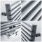 Handdoekradiator Middenaansluiting Antraciet | Kies de Afmeting | Magera