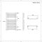 Handdoekradiator CV Modern 73cm x 45cm - Chroom | Arno