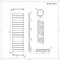 Elektrische Handdoekradiator Incl. Thermostatisch Verwarmingselement Chroom 60 x 151cm|Lustro