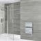 Elektrische Handdoekradiator Incl. Thermostatisch Verwarmingselement Chroom 45 x 62cm| Lustro