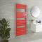 Handdoekradiator met Vlakke Panelen Rood (Siamese Red) | Kies de Afmeting | Lustro
