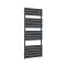 Designer Handdoekradiator Elektrisch Antraciet | Keuze Afmeting, Verwarmingselement en Kabelafdekking Optie | Lustro