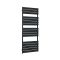 Designer Handdoekradiator Elektrisch Zwart | Keuze Afmeting, Verwarmingselement en Kabelafdekking Optie | Lustro