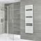 Designer Handdoekradiator Elektrisch Wit | Keuze Afmeting, Verwarmingselement en Kabelafdekking Optie | Lustro