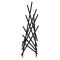 Design Radiator 173,4cm x 56,7cm Matzwart | Lazzarini Way Shanghai