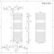 Handdoekradiator CV Modern 120cm x 40cm - Antraciet | Magera