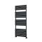 Handdoekradiator Designerstijl met Rechte Panelen Zwart | Keuze van Afmeting | Lustro