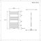 Handdoekradiator CV Modern 80,3cm x 50cm - Antraciet | Neva