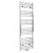 Handdoekradiator CV Modern 178,5cm x 60cm - Chroom | Neva