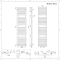 Handdoekradiator CV Modern 182,3cm x 40cm - Antraciet | Magera