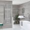 Handdoekradiator Gebogen Chroom | Kies de Afmeting | Kent