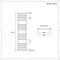 Elektrische Handdoekradiator Incl. Standaard Verwarmingselement Vlak Wit 60 x 140cm | Ive