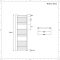 Elektrische Handdoekradiator Incl. Standaard Verwarmingselement Vlak Antraciet 50 x 120cm | Artle