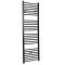 Elektrische Handdoekradiator Incl. Standaard Verwarmingselement Vlak Zwart 80 x 150cm | Nox